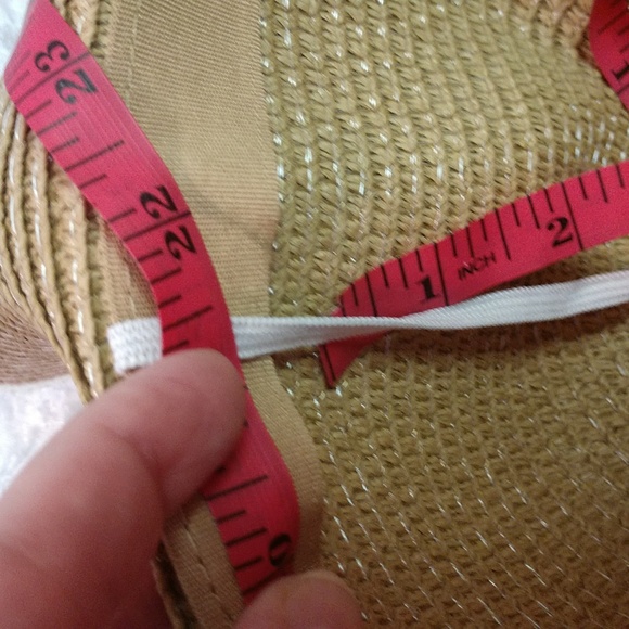 Floppy Hat With Flower Neutral 2-tone Boho Casual Country Vacation Minimalist - Picture 12 of 17